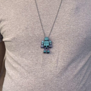 Small Bear Pendant Blueberry